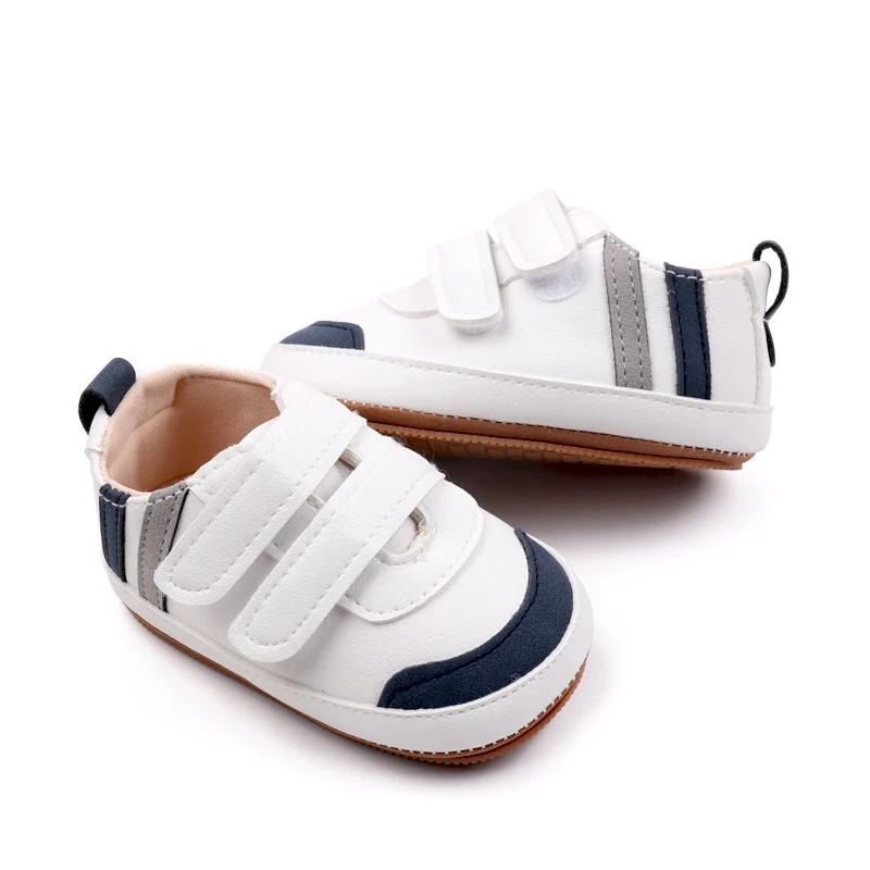 Wholesale Striped Double-Strap Baby Toddler Shoes Casual Fashionable Shoes for Walking manufacture