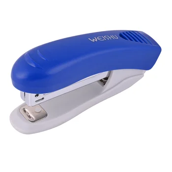 Mini Size No.10 Office Plastic Stapler 12 Pages Capacity Portable Paper Binding Machine With Staple Remover