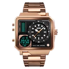 Watch Gold Men Watches Digital Skmei Mens 1392 Sport Watch Digital Watch Custom Logo Watch Rose Gold