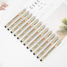 Pcs Pen Stromer Manufacturer Oem Customer Logo 12 Pcs Gold Fine Tip Pen Draw Pen Micro Pigment Liner