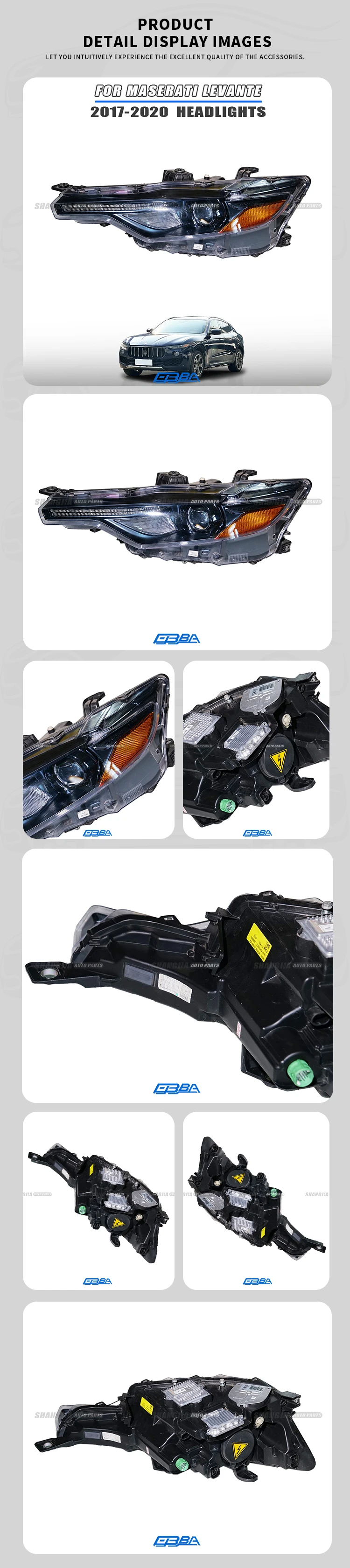 Best Selling Front Left Car Parts And Accessories Xenon Headlight For Maserati Levante 2017-2020 670034643 details