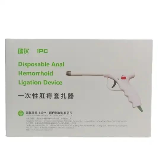 Hemorrhoid Ligation Device Medical Hemorrhoid Rubber Band Ligator with CE precision