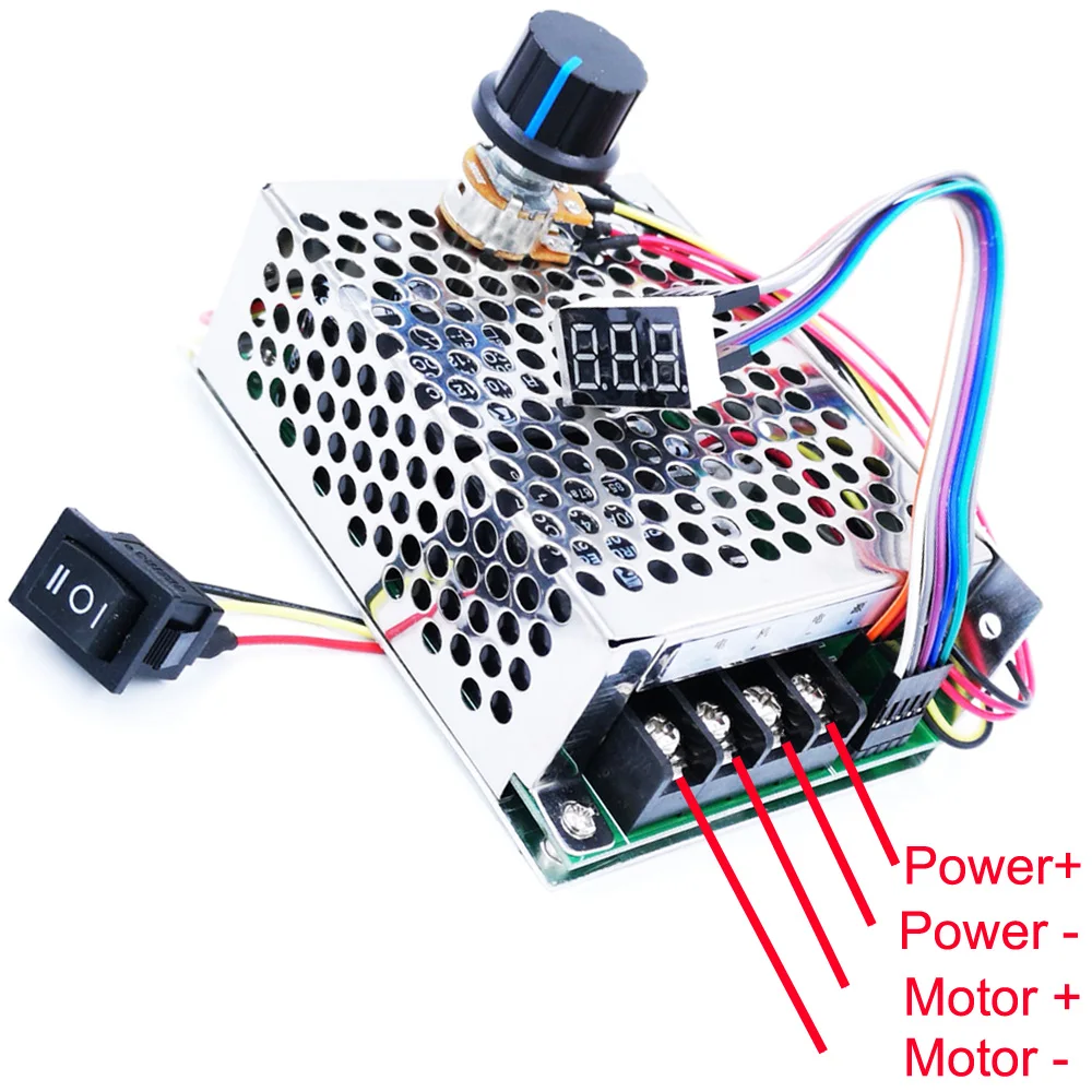 Speed Controllers Regulators, LED, 0-100%, 10-50V, 40A - detail 2