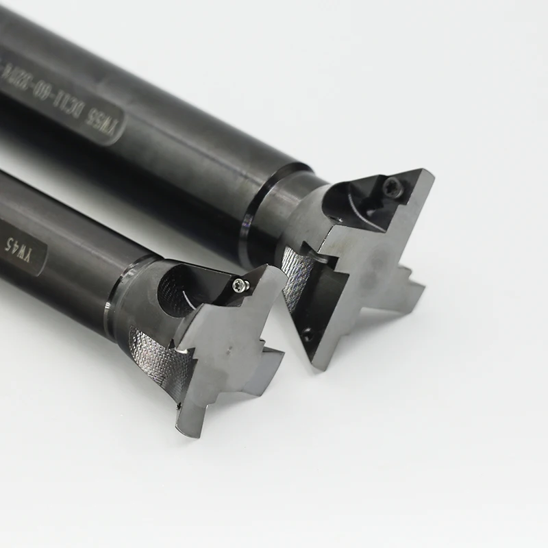 YW55 YW60 YW45 Carbide CNC Milling Cutter Tungsten Steel Dovetail Slot Milling Cutter Altin Tin Coating ODM/OEM Customizable details