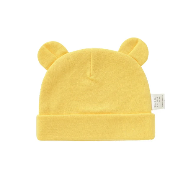 manufacturer 0 to 12 months baby hat wholesale cotton fedora baby bear ear hats  newborn lovely baby hat