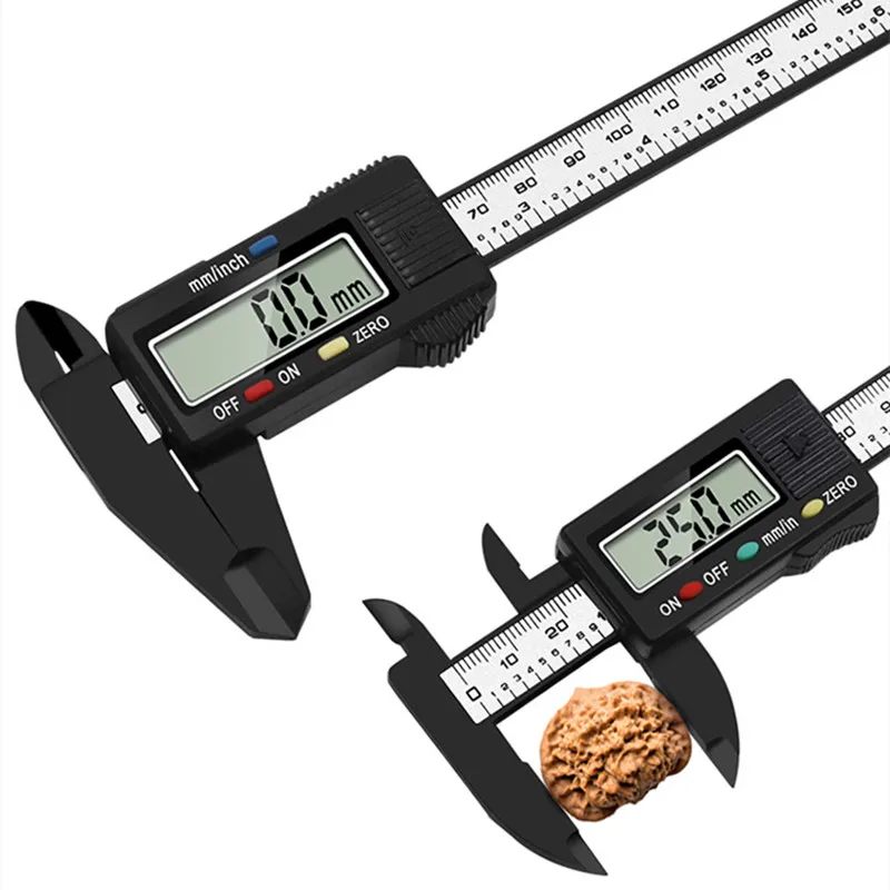 Digital Caliper Electronic Gauge Vernier Micrometer Ruler 150mm 6" LCD Display 