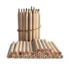 Pencil Supplier Free Sample Good Quality 3.5inch Natural Wood Customized HB Golf Pencils
