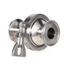 No Check Sanitary Stainless Steel Clamp No Return Vertical Water Dairy Medical Check Valve