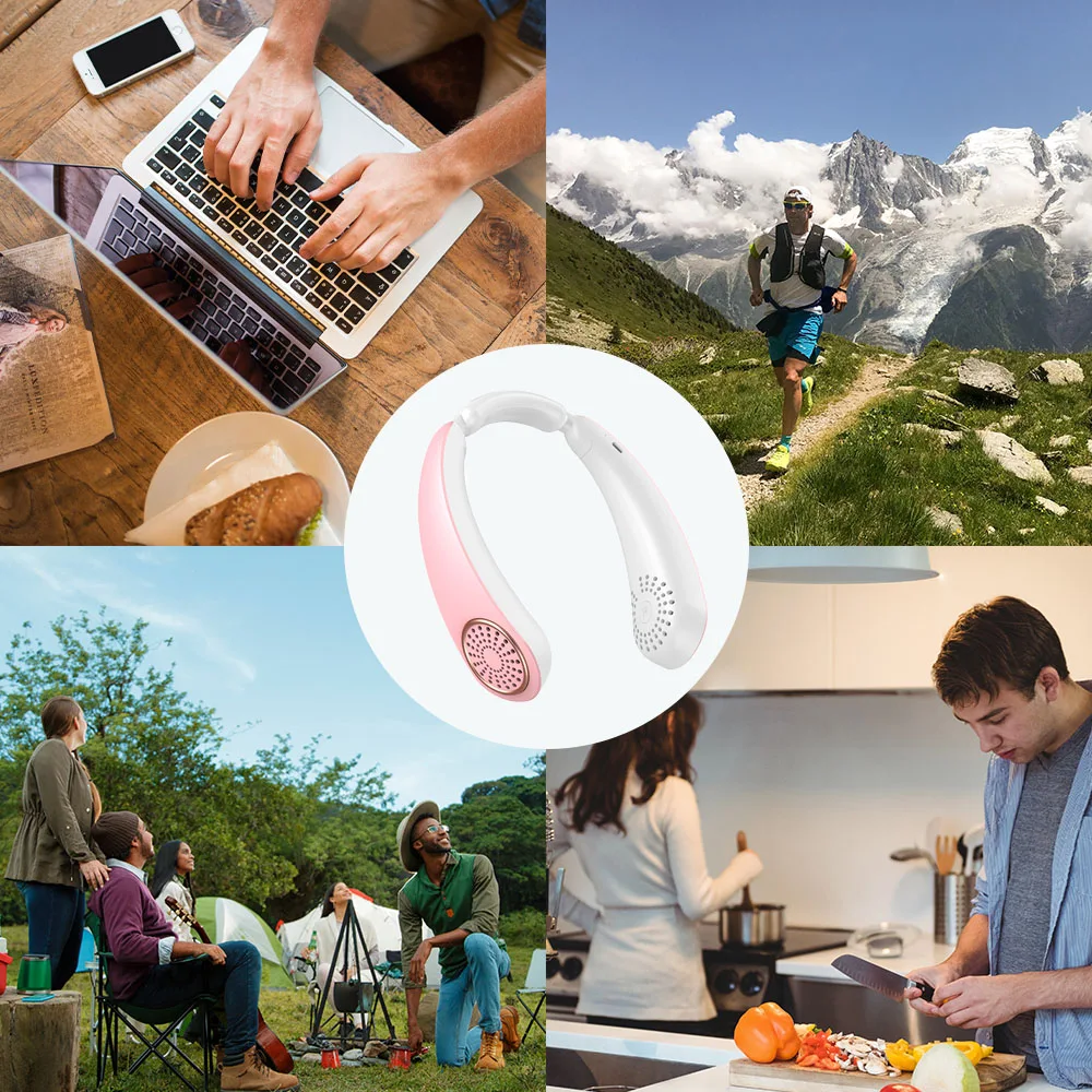 Air Cooling Neck Fan, Portable, USB - detail 6