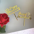 Anniversary Hot Selling Happy Anniversary Acrylic Cake Topper
