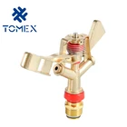 2020 China Impulse 1/2"Copper-plated Alloy Double Nozzles Sprinkler Pressure:3.0-5.0bar Range:13-20m Flux:2100-2800L