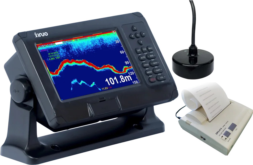 Marine Electronics Xinuo Echo Sounder Single Beam Sonar Df 6908s 8 Tft