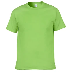 Wholesale men tshirt cotton summer blank plain t-shirt high quality custom logo printing Plus Size Men's T-Shirts
