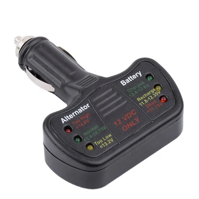 12v battery and alternator tester