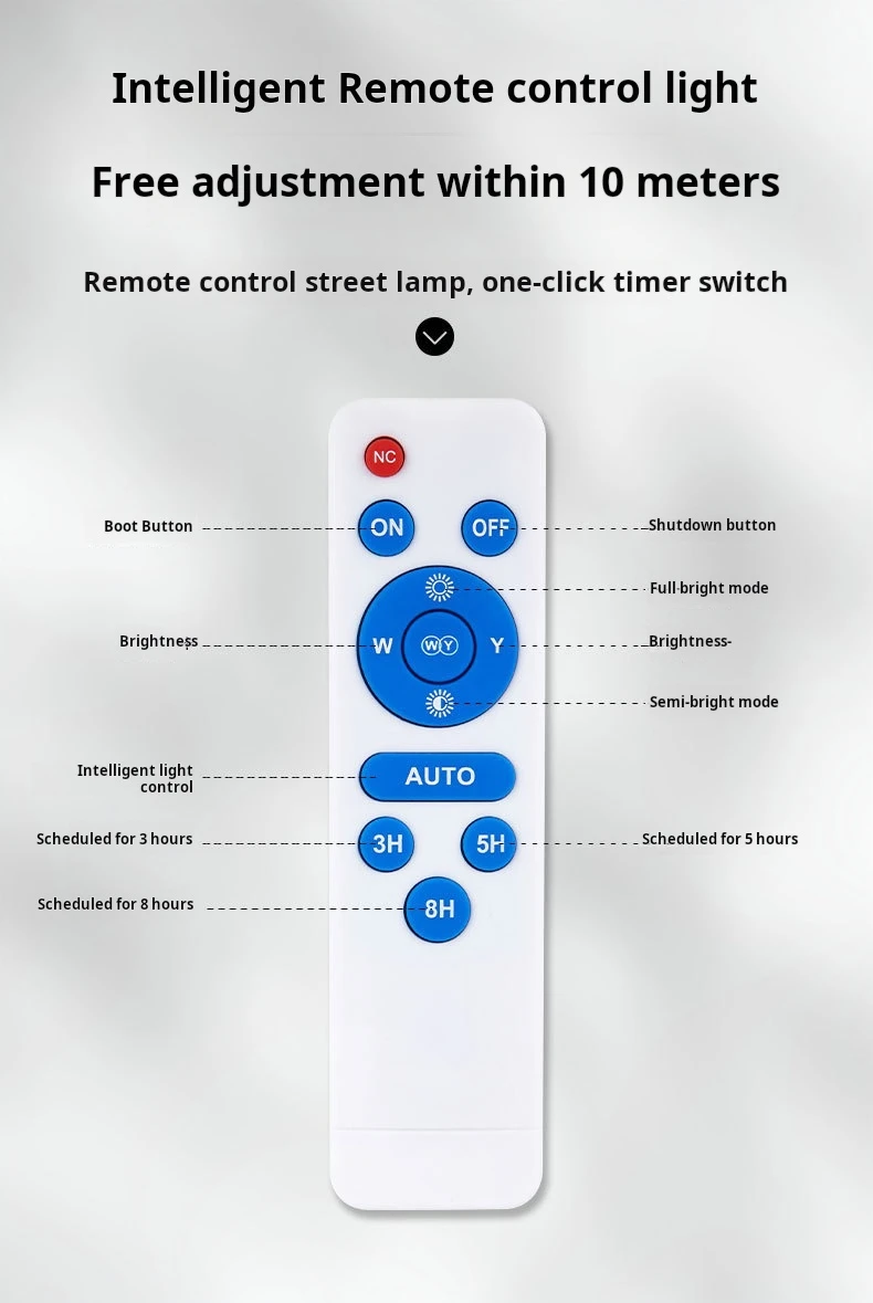 New aluminum lens solar lamp outdoor floodlight high-power solar street lamp