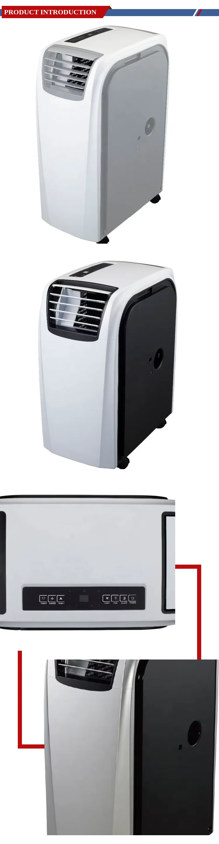 Heating Dehumidifying Air Conditioner, Portable, 9000, R290 - detail 6