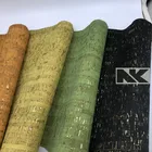 Leather P610 Color Cork Leather Cork Fabric PU Artificial Leather For Bags Shoes Belts Sofa Wall