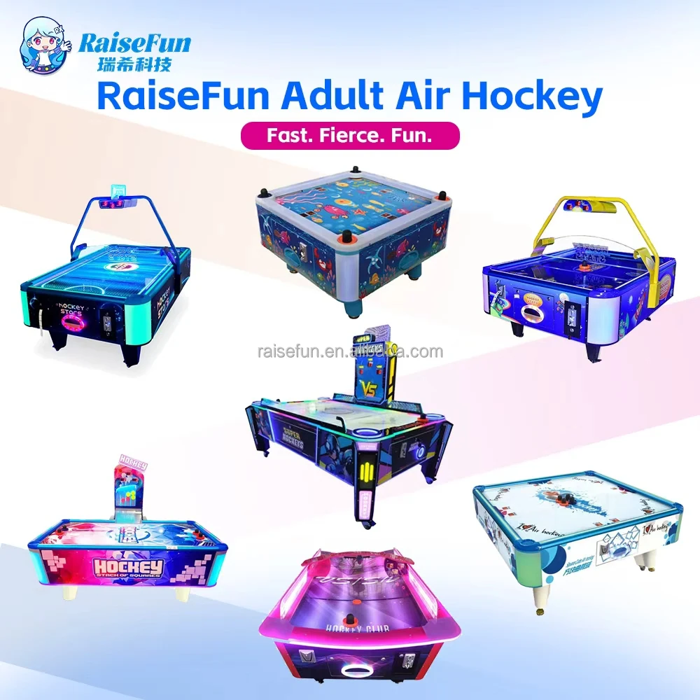 product indoor sport amusement 2 player air hockey table arcade game machine coin operated with electronic scoring screen for game room-1