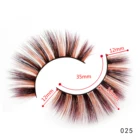 Colors Eyelashes Stars Colors Eyelashes Handmade Custom Imitated Mink Lashes Extension