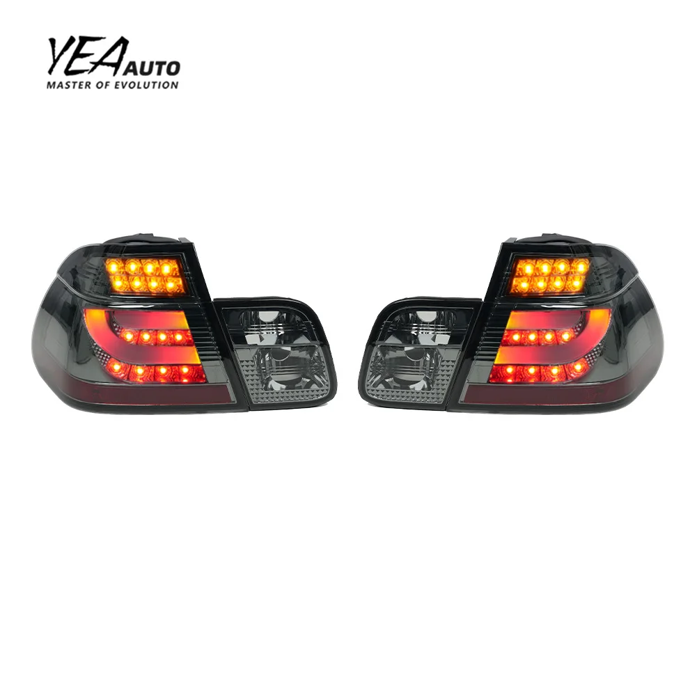 product led taillight for bmw 3 series 4 door 318i 325 e46 lci sedan 2002 2004 tail lights e46 rear lights-6
