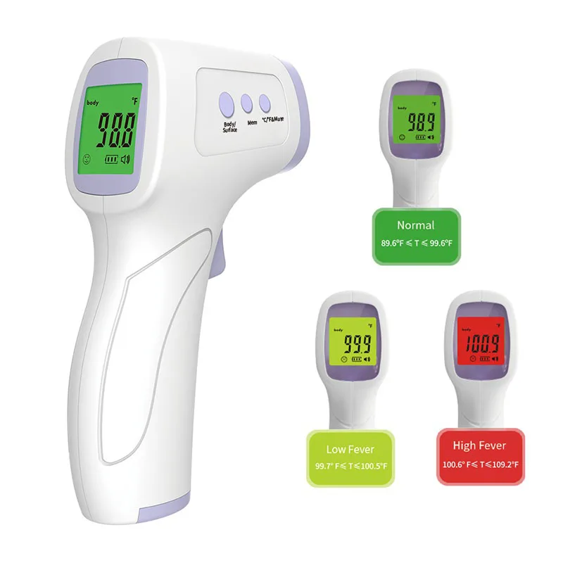 Termometro Gun for Baby Adulti Senza contatto IR Digitale Infrarossi Fronte Fever 