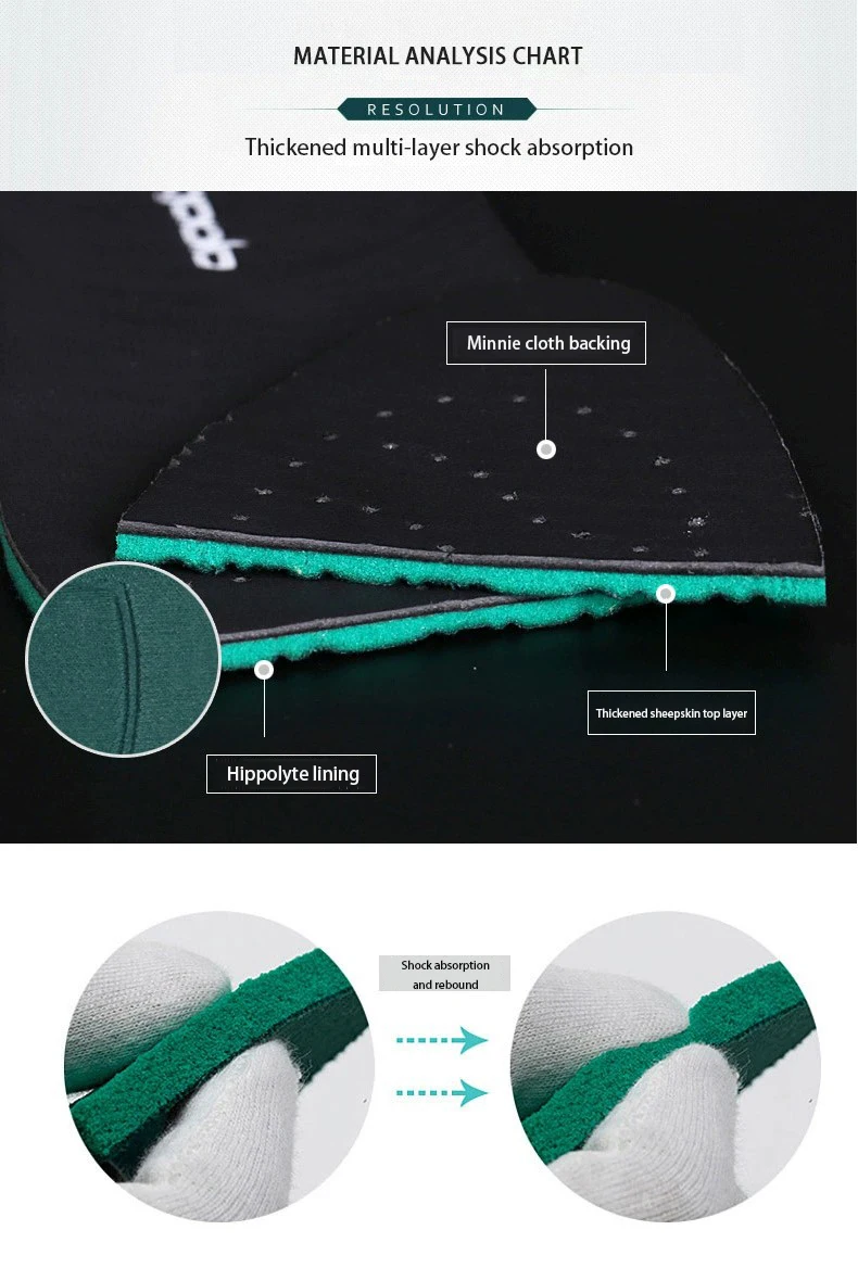 Sheepskin Leather Insoles For Men Shock Absorption Pads Sheepskin Leather Insoles For Men Shock Absorption Pads