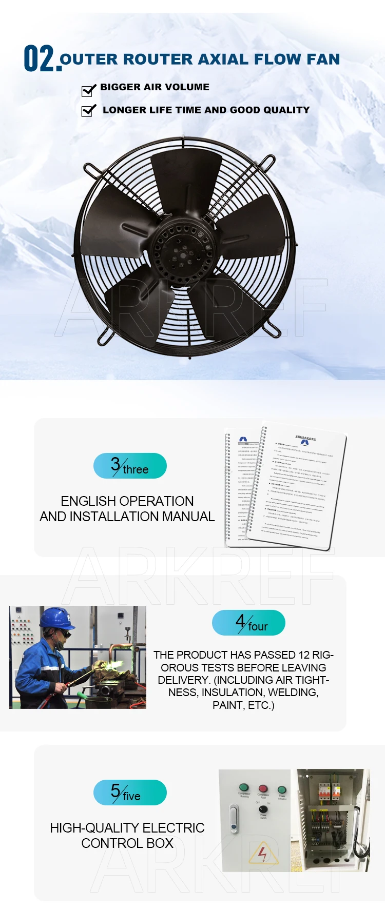 Condensing Unit, ARKREF, R507A - detail 6