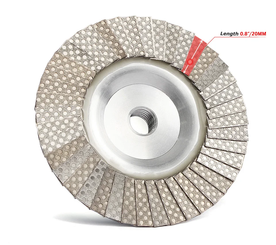 100mm Electroplated Flap Disc Grit 60 