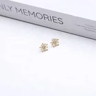 Cz Stones Earring Cheap Price 925 Silver Post CZ Stones Earring Brass Earring