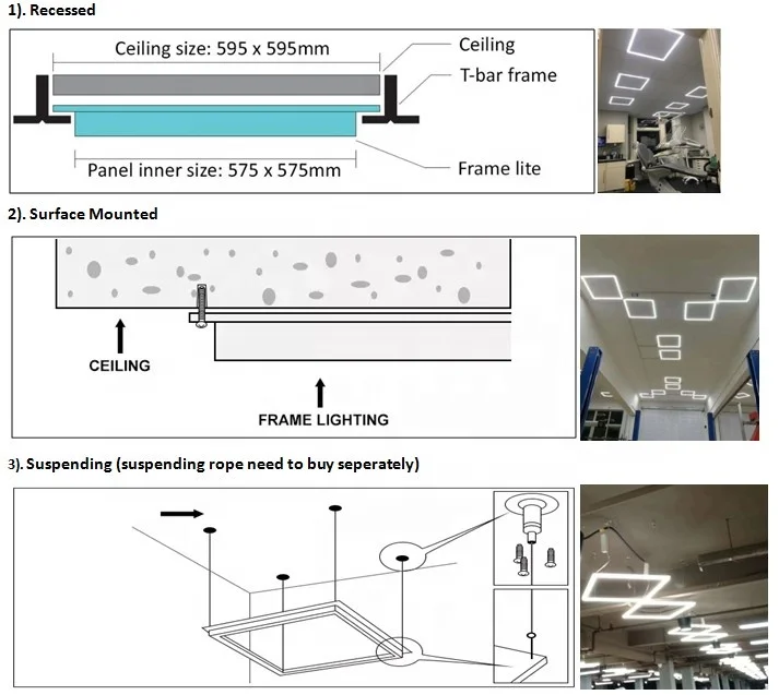 High Brightness remote control RGB RGBW led light panels