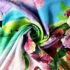 Silk Pure Scarf Print Scarf Custom Printed Silk Scarves 90x90 100% Pure Twill Silk Scarf Shawl