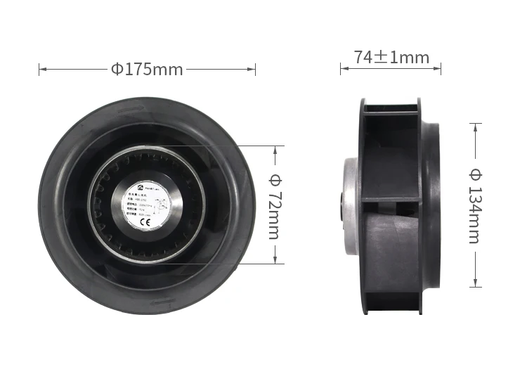 Centrifugal Fan, 220v, 240v - detail 12