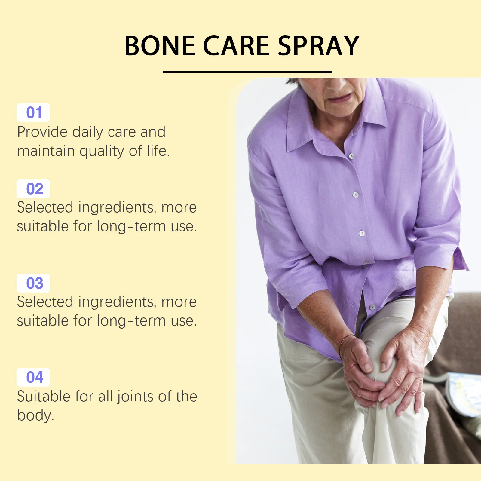 Turmeric Joint Care Spray Lumber Spine Massage Muscle Pain Tendons Curcuma Pain Spray Knee Pain Relief Spray