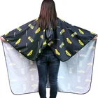 Cape Cape For Men Wholesale Barber Cape Custom Logo Designs Salon Shop Black Soft Cutting Hair Hairdressing Cape For Men