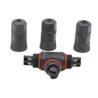 T 1 Cable Splitter AOHUA T Type 3 Way 1 To 2 Power Cable Splitter Wire Terminal Waterproof Connector