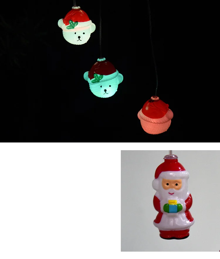 LT347 Christmas Wind Chimes Light Hanging Led Snowman String Lamps Garden Outdoor Solar Decorative Lamp