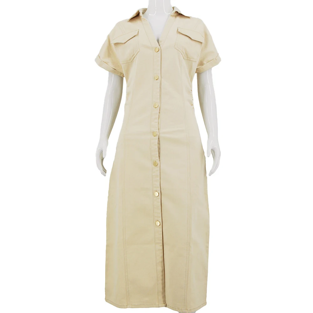 Women 2025 Spring New Chic Fashion Casual Dress Female Dresses Vestidos Mujer supplier