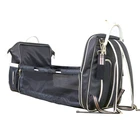 Carry Bag Custom Fashion Diaper Babies Carry Bag With Bassinet Lequeen Diaper Bag Tote Leather