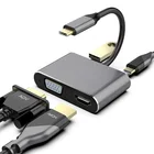 To Vga 4 In 1 Converter Usb C To Hdmi Vga Adapter Type C To Hdmi Vga 4k