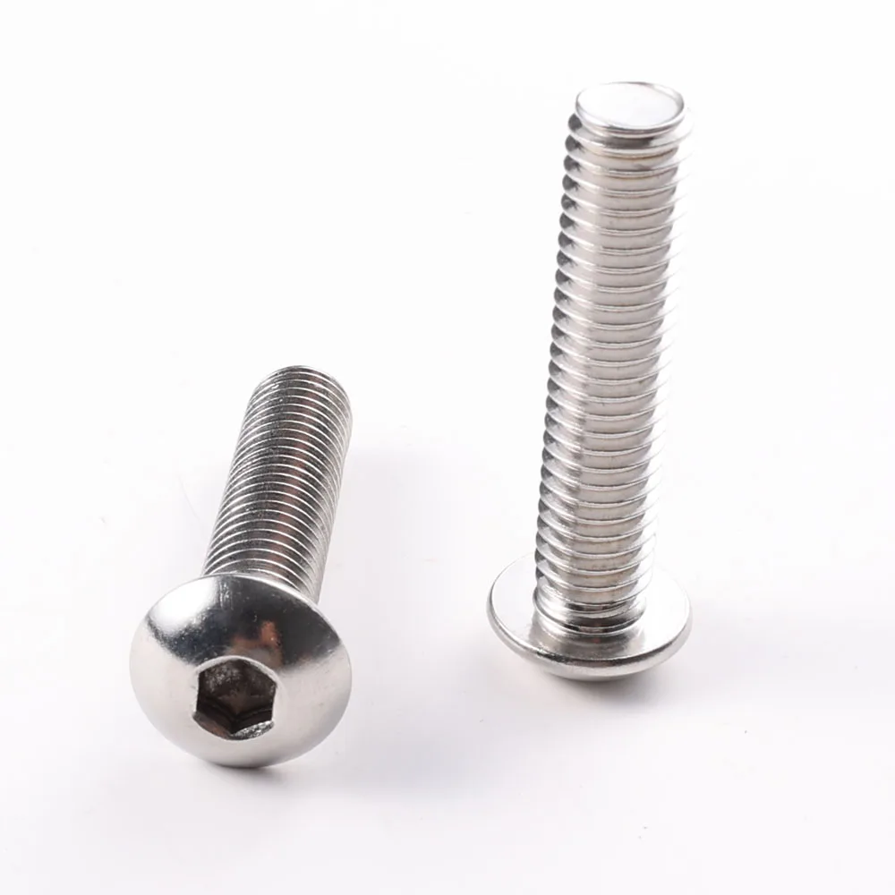 Iso7380 Allen Hex Drive Button Pan Head Hexagon Socket Cap Bolts Screws