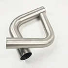 high quality titanium mandrel bends 1.2mm wall thickness 1.5D