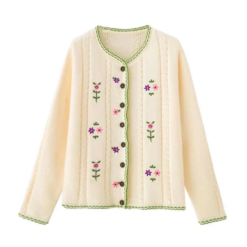 Spring Embroidery Flower Design Knot 