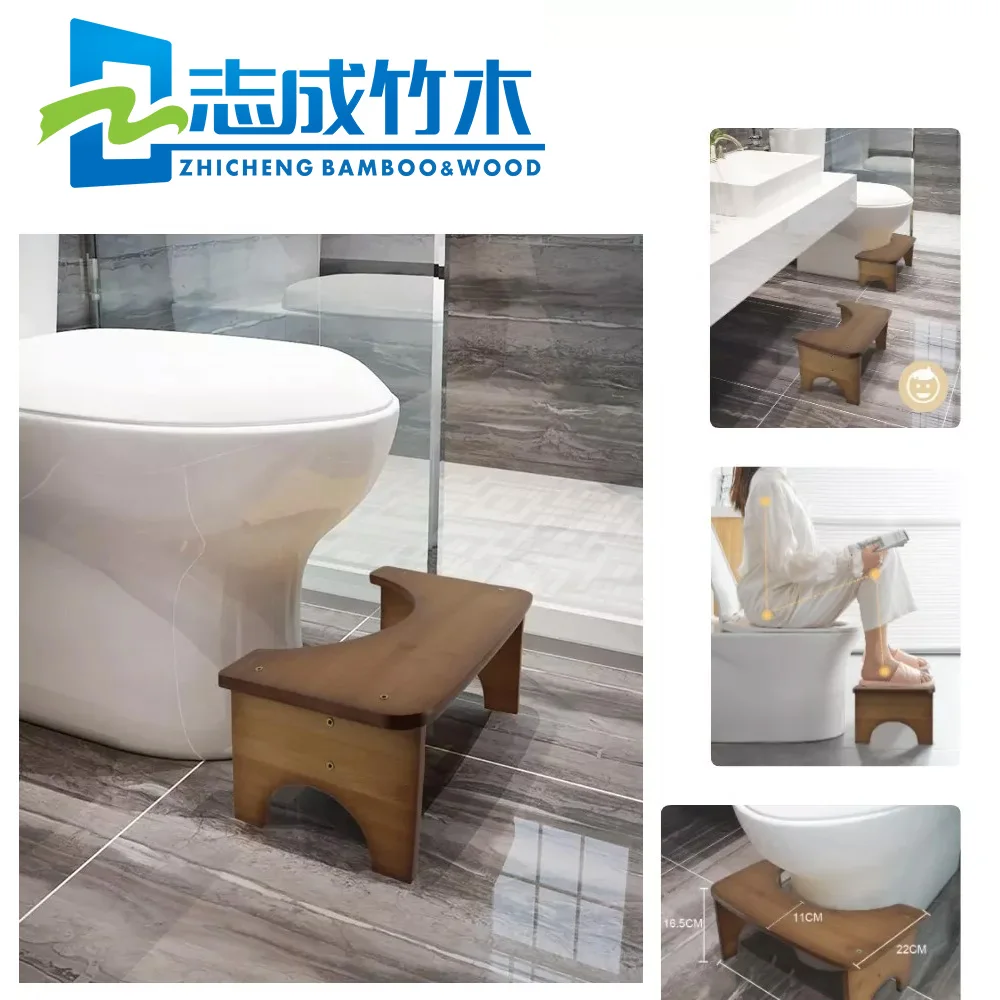 product durable anti slip wooden toilet stool for adults and children perfect addition to bathroom sets-12