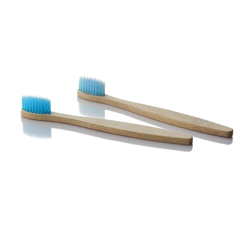 Kids Travel Toothbrush Bamboo Small Head Pointed Tail Hotel Disposable Soft Bristle Oral Cleaning Toothbrush