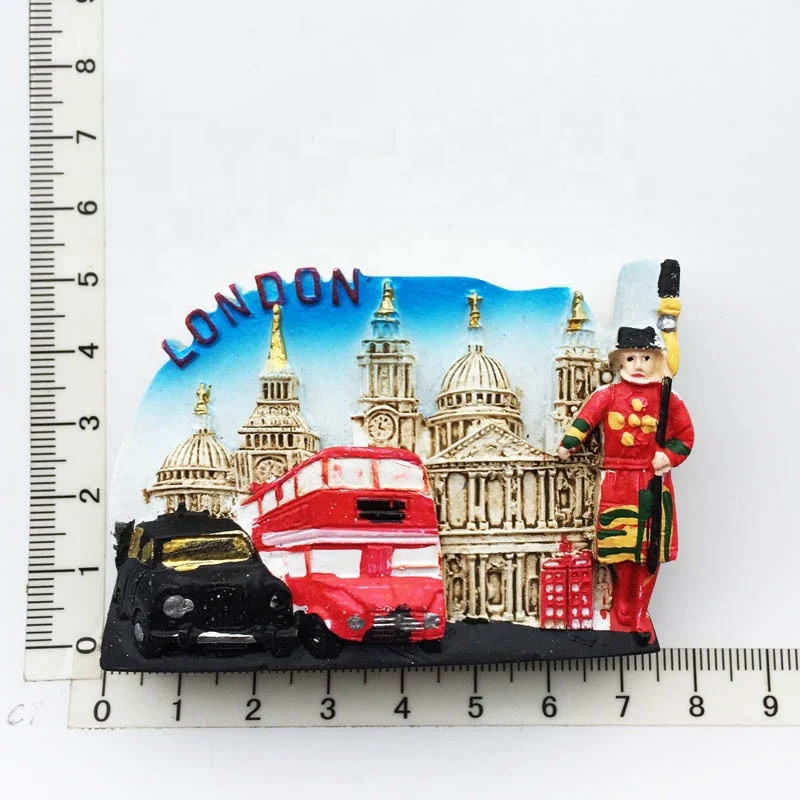 2 London Snow Globe Fridge Magnets British Souvenir Gift 