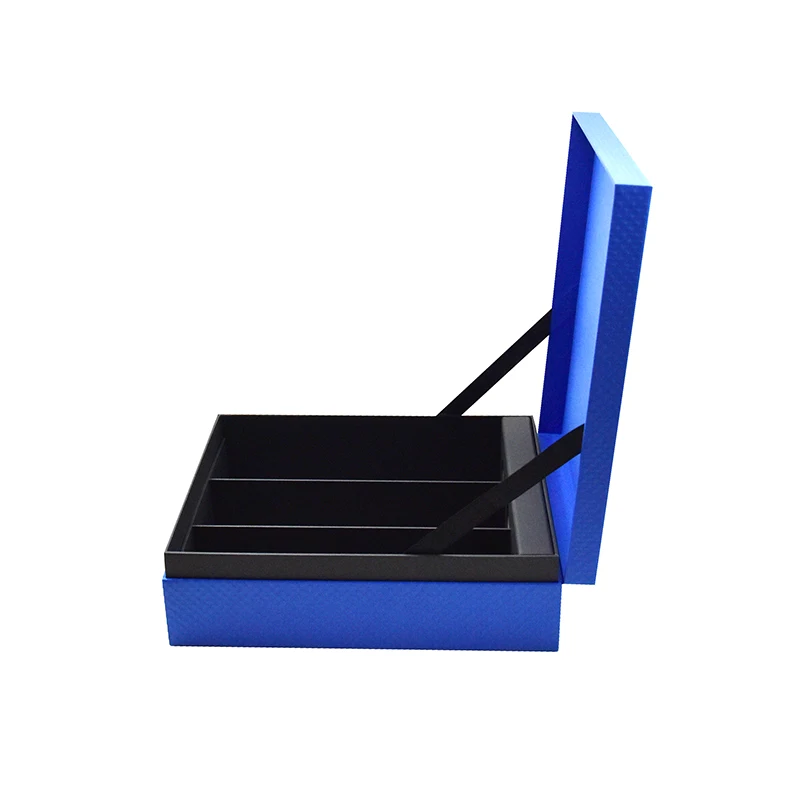 Luxury 3-Bottle Wine Holder with Elegant Matte Finish and Customized Logo for Premium Gift Packaging