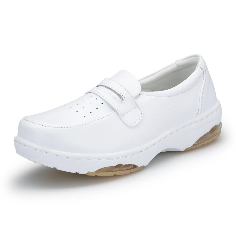 spring step white nursing shoes