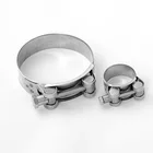 European Style Metal Telescoping Tube Single Ring Hose Pipe Clamps