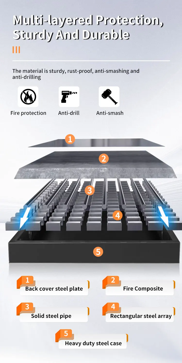 CEQSAFE High Quality Strong Bank Deposit Opening Vault Room Vault Door manufacture