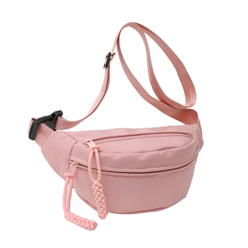 Wholesale Ladies Crossbody Bags Solid Color Custom Women Sling Fanny Pack Women's Chest Bag Hiking Waist Bag